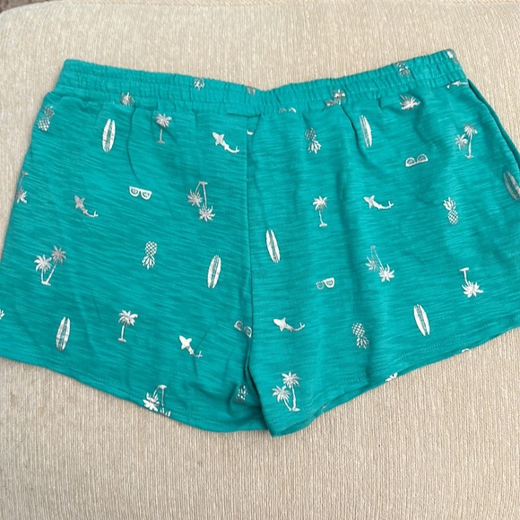 Gymboree green and silver summer shorts sz 14 w/pockets. BNWT - Picture 5 of 7